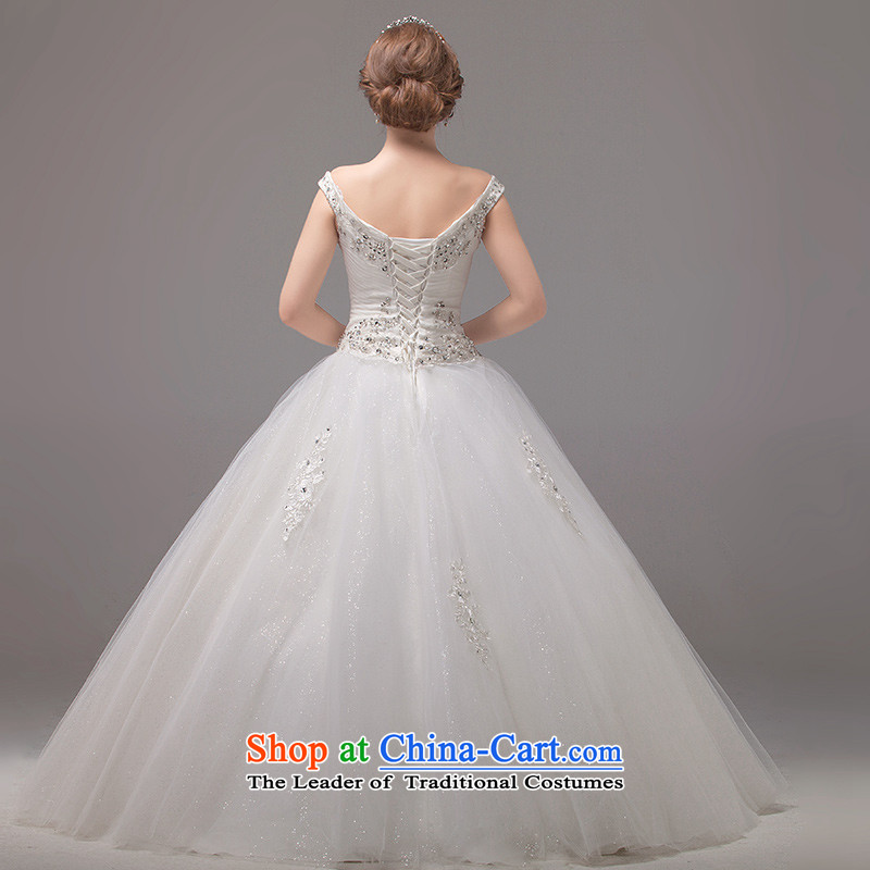  Elegant and sexy package mslover shoulder to shoulder a Princess Bride nail Mun-zhuhai petticoats straps to align the wedding 0104 m White tailored - Contact the service center, Famous product Lisa (MSLOVER) , , , shopping on the Internet