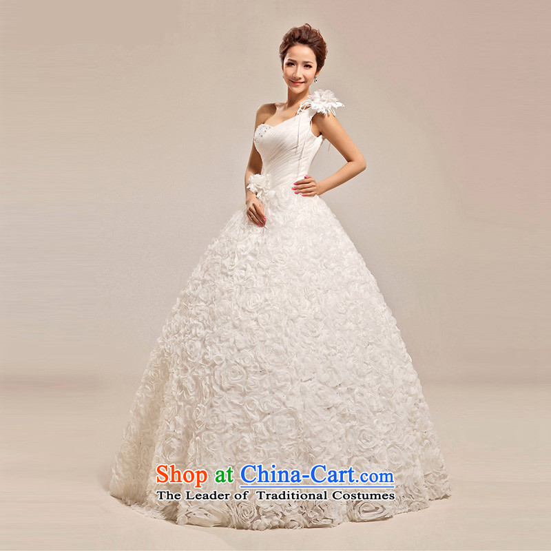 The end of the shallow wedding dresses Princess Bride to align the sweet shoulder and chest wedding CTX HS291 M white light at the end of S, shopping on the Internet has been pressed.