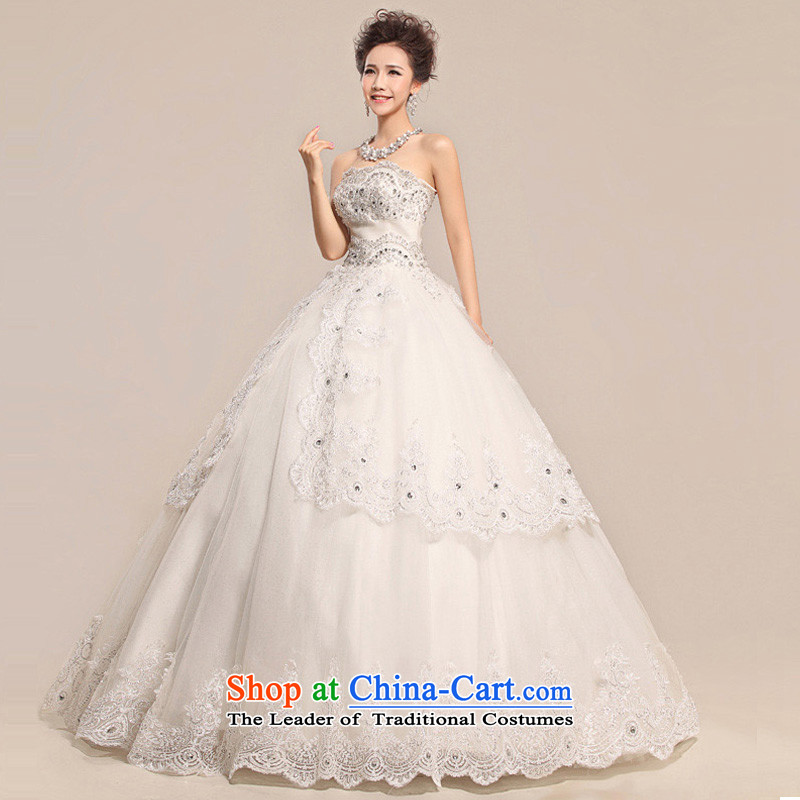 The end of the light (QM) lights are decorated with chest lace noble pregnant women Top Loin of wedding dresses CTX HS033 m White XL, light at the end of shopping on the Internet has been pressed.