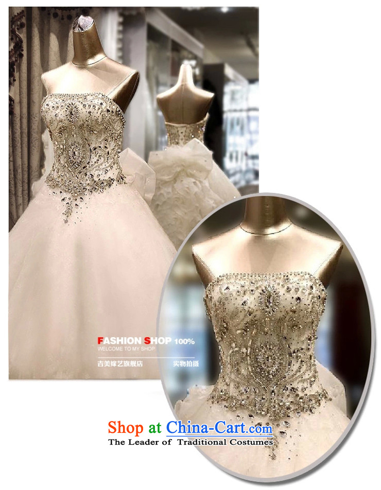 Pre-sale - American married arts wedding dresses 2015 new Korean anointed chest video thin crystal drill tail 7660 bride wedding 1m tail S picture, prices, brand platters! The elections are supplied in the national character of distribution, so action, buy now enjoy more preferential! As soon as possible.