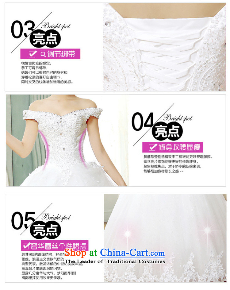 Wedding dresses full manual diamond new Word 2015 stylish shoulder Princess Korean autumn and winter, shoulder package wedding white made Size 5-7 day shipping picture, prices, brand platters! The elections are supplied in the national character of distribution, so action, buy now enjoy more preferential! As soon as possible.