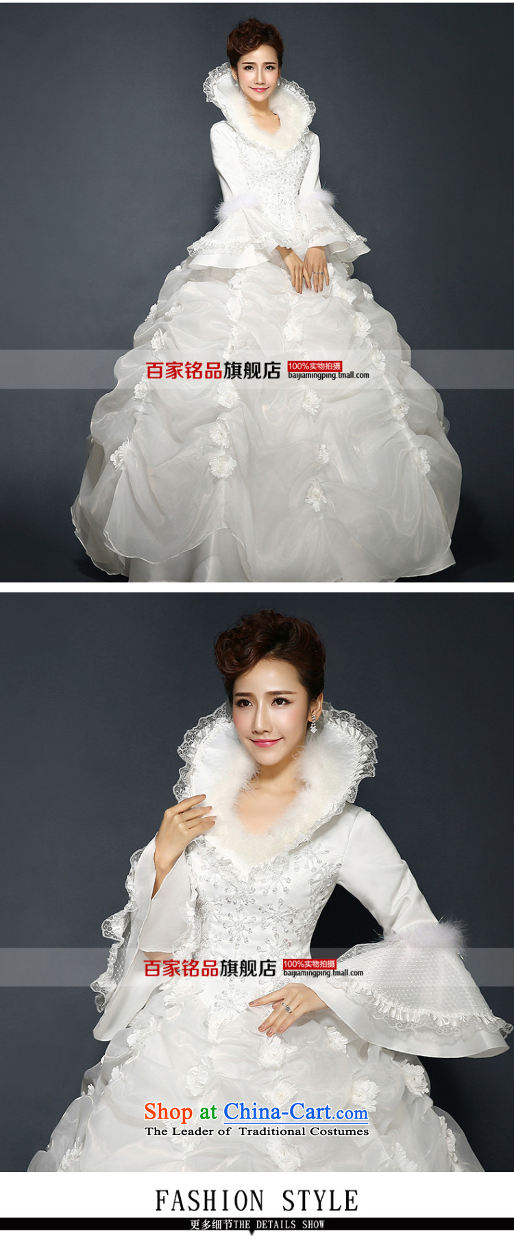 Wedding winter) white 2015 new stylish marriages winter long-sleeved lace clip cotton waffle warm winter, Sau San bon bon skirt White M picture, prices, brand platters! The elections are supplied in the national character of distribution, so action, buy now enjoy more preferential! As soon as possible.