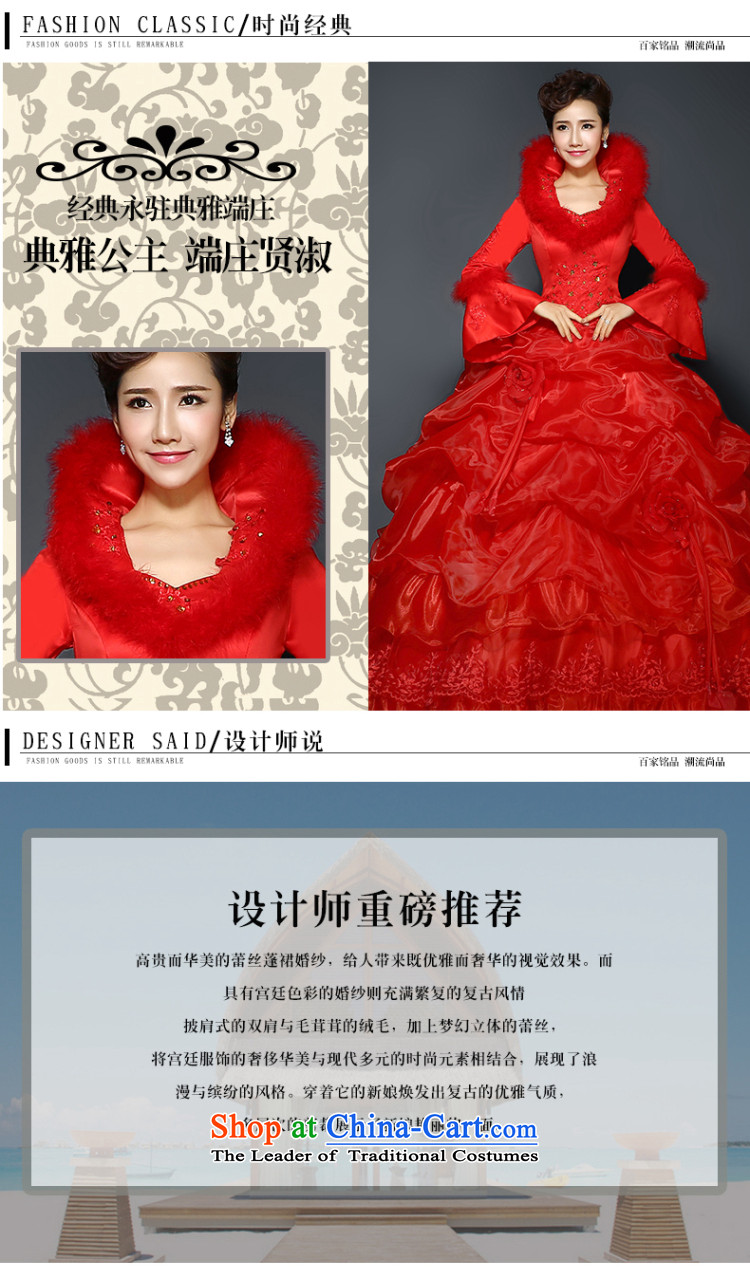 Red Winter) Wedding 2015 new stylish red winter plus long-sleeved thick cotton wool for large video thin winter wedding pictures, price RED M platters, brand! The elections are supplied in the national character of distribution, so action, buy now enjoy more preferential! As soon as possible.