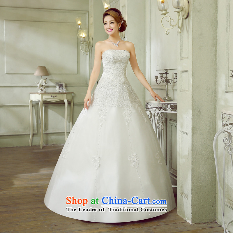 Wedding white autumn and winter, 2015 New sexy anointed chest Korean Diamond High A Skirt Foutune of graphics to align with thin wedding new white L, hundreds of Ming products , , , shopping on the Internet