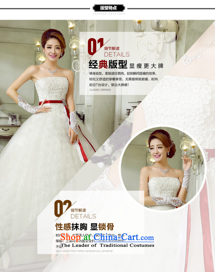 Wedding white romantic Rose Petal 2015 new stylish Sweet flowers bride Sau San Foutune of graphics and chest with thin wedding dress White XL Photo, prices, brand platters! The elections are supplied in the national character of distribution, so action, buy now enjoy more preferential! As soon as possible.