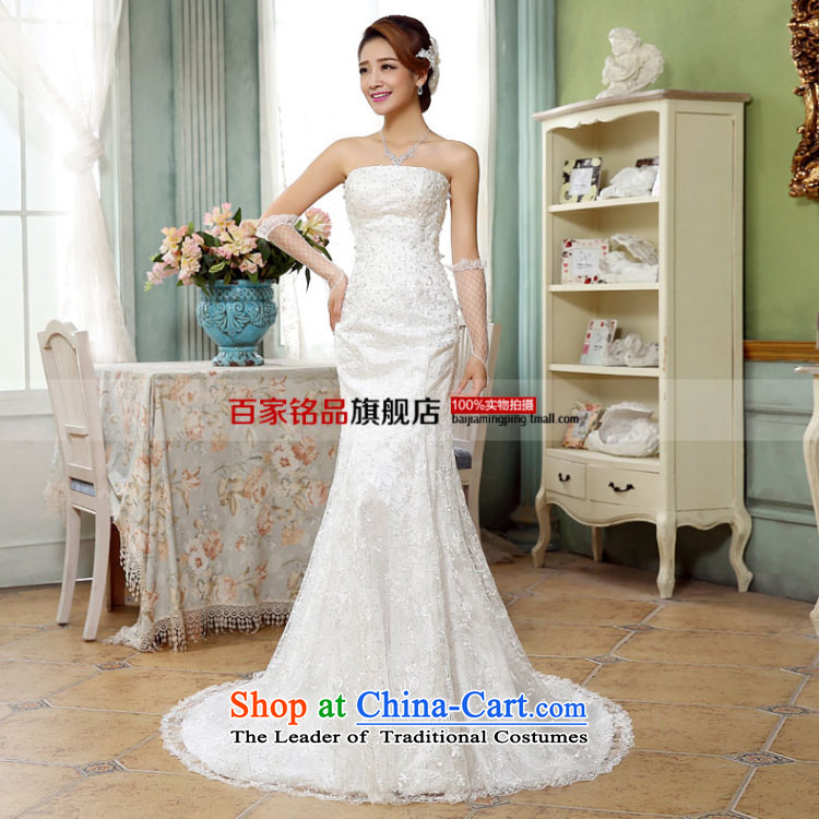 Wedding dresses new stylish Korean 2015 minimalist wiping the chest straps foutune crowsfoot video thin sexy tail wedding wedding dress autumn and winter, white S demand 5-7 day shipping picture, prices, brand platters! The elections are supplied in the national character of distribution, so action, buy now enjoy more preferential! As soon as possible.