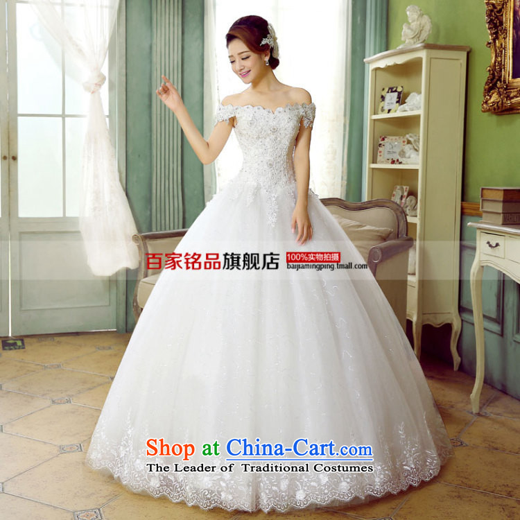 Wedding dresses new Word 2015 modern luxury shoulder bags shoulder straps to align the bride Sau San video thin wedding wedding dress female White XXL picture, prices, brand platters! The elections are supplied in the national character of distribution, so action, buy now enjoy more preferential! As soon as possible.