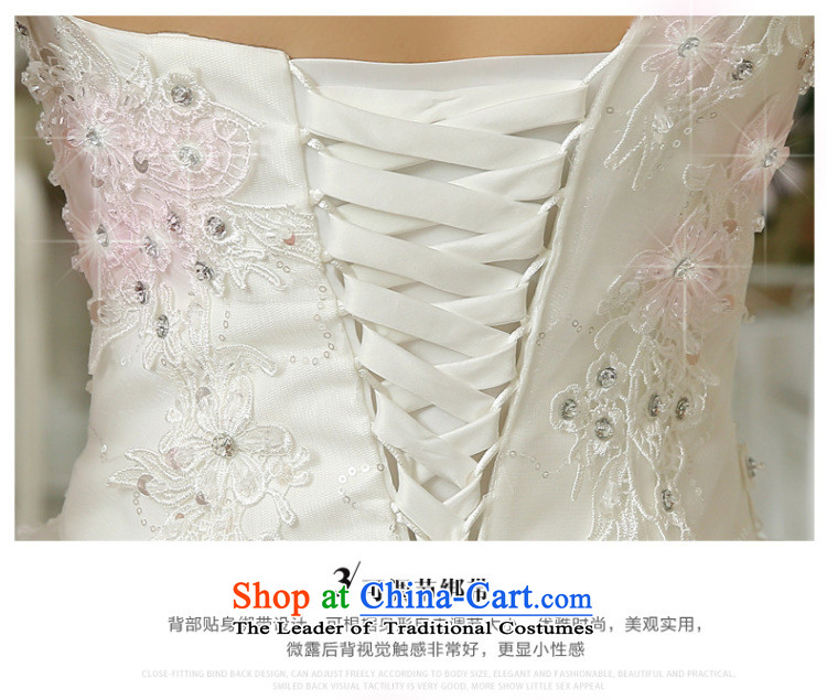 Wedding 2015 new stylish Korean version of large numbers of the shoulder on-chip video thin and marriages chest straps to wedding bon bon skirt White XL Photo, prices, brand platters! The elections are supplied in the national character of distribution, so action, buy now enjoy more preferential! As soon as possible.