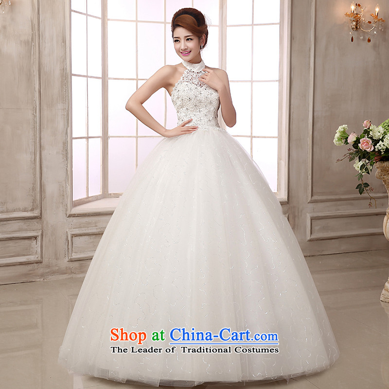Wedding dress 2015 new lace hangs also won fashion and diamond align to bind the Princess Bride with retro out of wedding White M, hundreds of Ming products , , , shopping on the Internet
