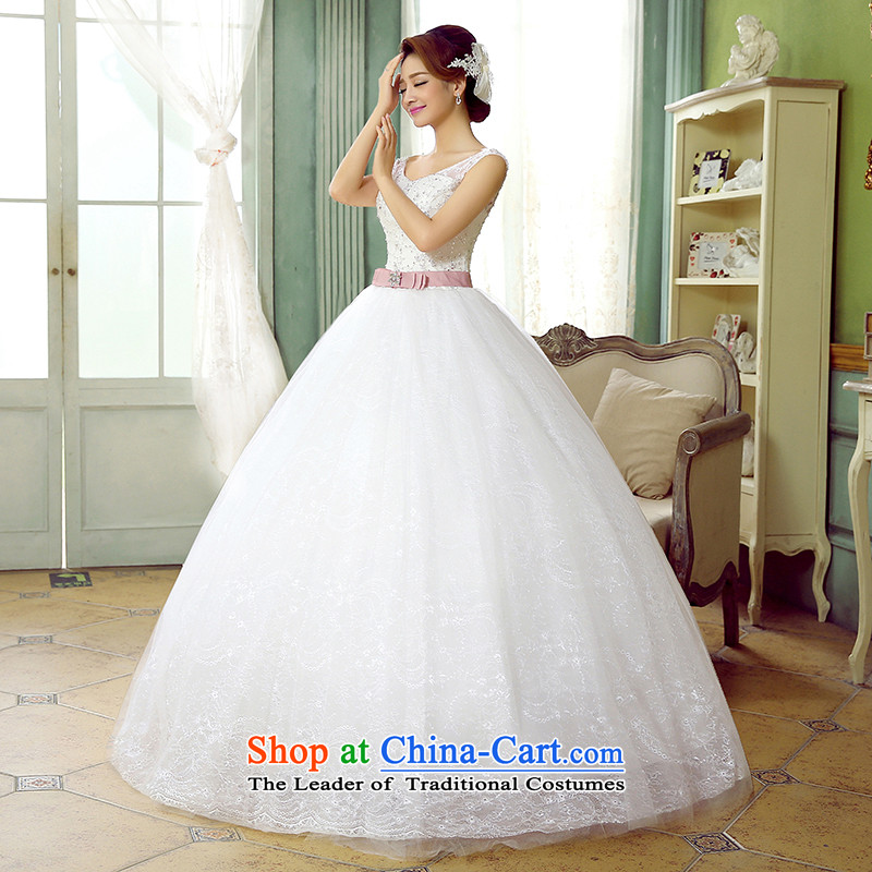 Wedding dress female 2015 autumn the new Korean sweet gentlewoman shoulders the strap is simple and stylish graphics thin sweet Princess Sau San white wedding New White M, hundreds of Ming products , , , shopping on the Internet