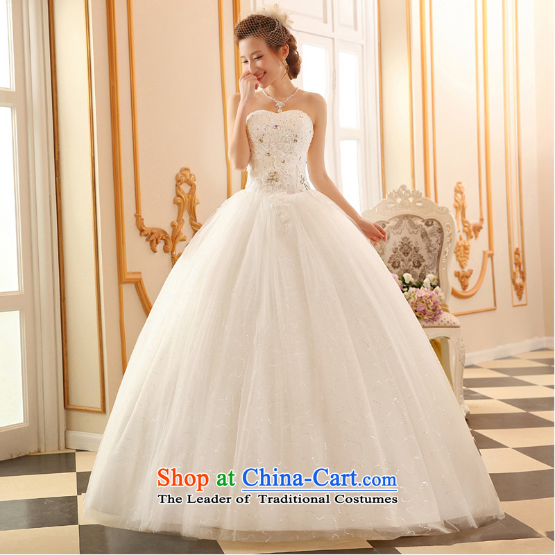 Lily Dance wedding dresses new 2015 Winter Korean fashion and chest wedding lace straps bride wedding code wedding to align the wedding dresses white tailored, Lily Dance (ball lily shopping on the Internet has been pressed.)
