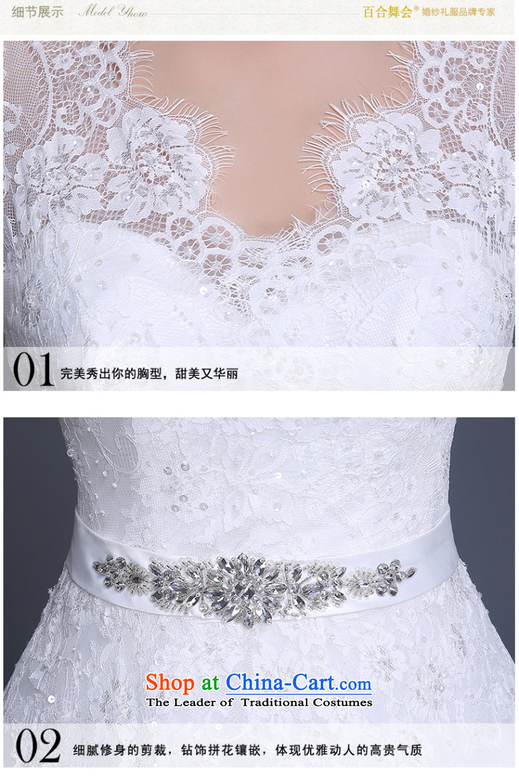 Wedding dresses new 2015 winter stylish Korean shoulders V-Neck marriages to align the wedding code strap Sau San video thin wedding dresses white L picture, prices, brand platters! The elections are supplied in the national character of distribution, so action, buy now enjoy more preferential! As soon as possible.