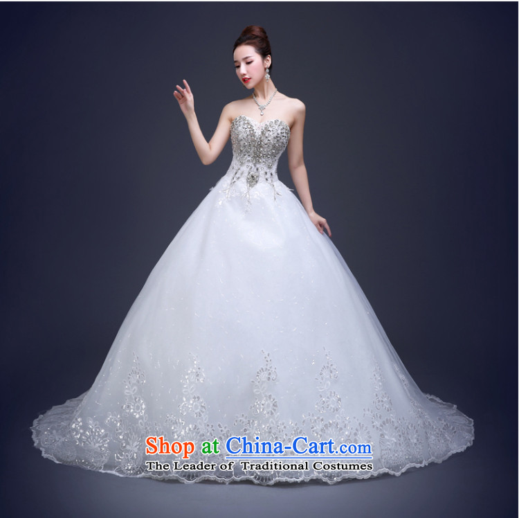 Wedding dresses new 2015 Summer bride wedding long tail larger Sau San Wedding Korean fashion and chest marriage wedding dresses diamond Glass Drill tailored white picture, prices, brand platters! The elections are supplied in the national character of distribution, so action, buy now enjoy more preferential! As soon as possible.