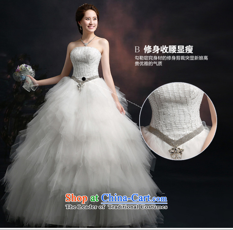 Wedding dresses new 2015 winter stylish bride anointed chest wedding video thin wedding code align to bind with wedding dresses Korean style wedding winter) thick White XXL picture, prices, brand platters! The elections are supplied in the national character of distribution, so action, buy now enjoy more preferential! As soon as possible.