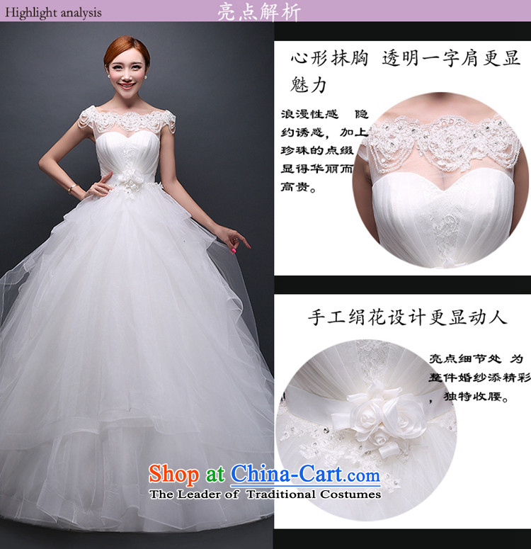 Hei Kaki 2015 autumn and winter new stylish wedding dress Korean word shoulder greater code bride winter wedding align to bind with autumn and winter ivory S picture, prices, brand platters! The elections are supplied in the national character of distribution, so action, buy now enjoy more preferential! As soon as possible.