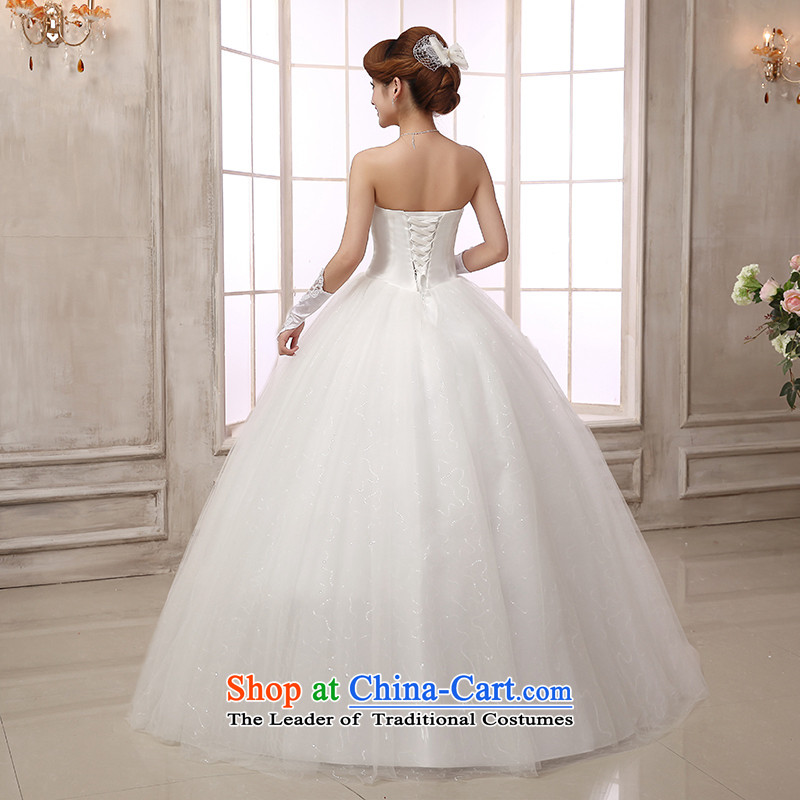 The bride wedding dresses autumn 2015 new stylish Korean Sau San video thin diamond lace straps to align the wedding white S, hundreds of Ming products , , , shopping on the Internet