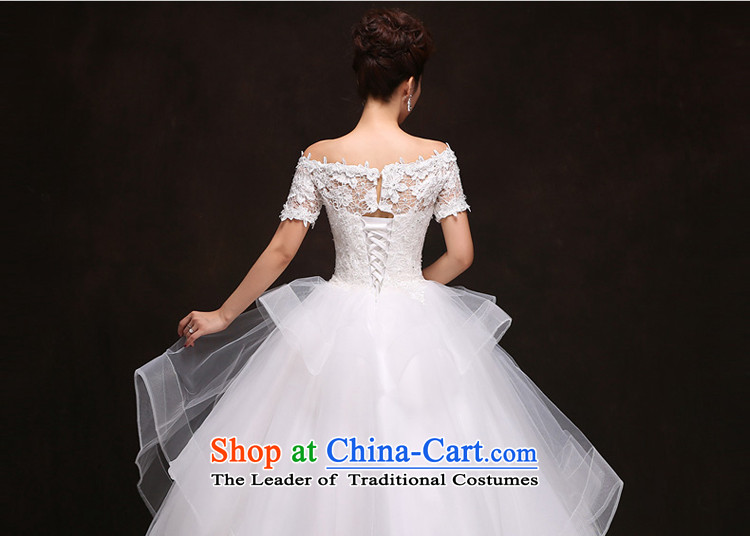 7 color tone won seven new luxury version 2015 lace a shoulder straps align field to the Princess Bride With cuff wedding dresses H058 White XXL picture, prices, brand platters! The elections are supplied in the national character of distribution, so action, buy now enjoy more preferential! As soon as possible.