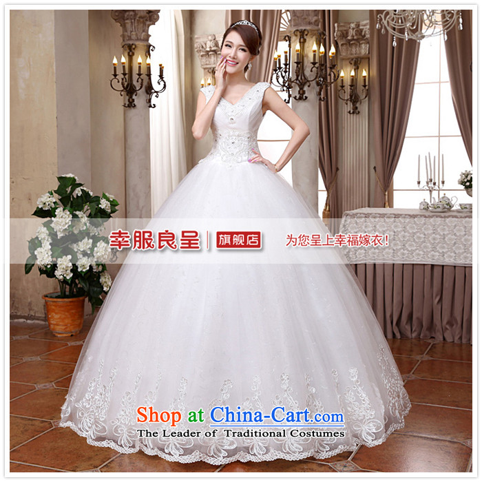 The privilege of serving-leung 2015 new Korean brides wedding dress deep V-Neck shoulders to align the stylish bon bon skirt White XXL pictures wedding, prices, brand platters! The elections are supplied in the national character of distribution, so action, buy now enjoy more preferential! As soon as possible.