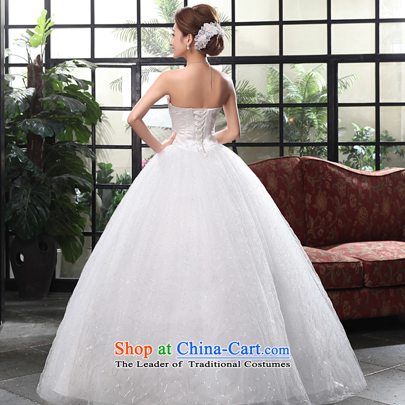 The privilege of serving-leung 2015 new Korean brides wedding dress and stylish chest to Princess bon bon skirt strap white XL, a wedding services-leung , , , shopping on the Internet