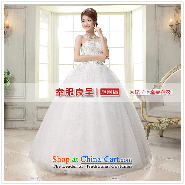 The privilege of serving-leung 2015 new bride wedding dress Korean fashion and chest bon bon skirt to bind a Graphics alignment thin wedding White M pictures, prices, brand platters! The elections are supplied in the national character of distribution, so action, buy now enjoy more preferential! As soon as possible.