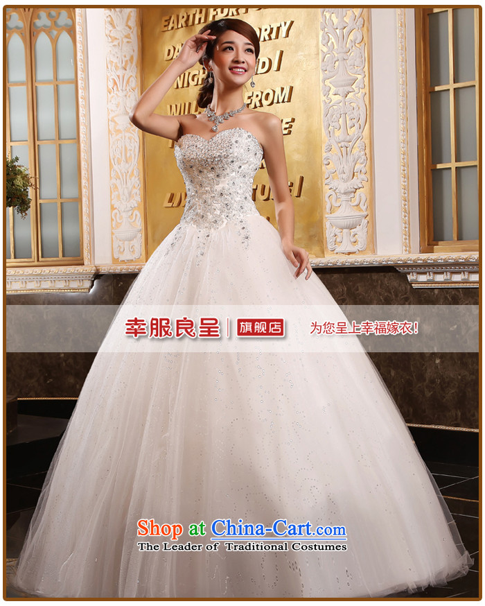 The privilege of serving-leung Korean straps and chest wedding dress to align bon bon diamond wedding dress Sau San New 2015 white pictures, prices, S brand platters! The elections are supplied in the national character of distribution, so action, buy now enjoy more preferential! As soon as possible.