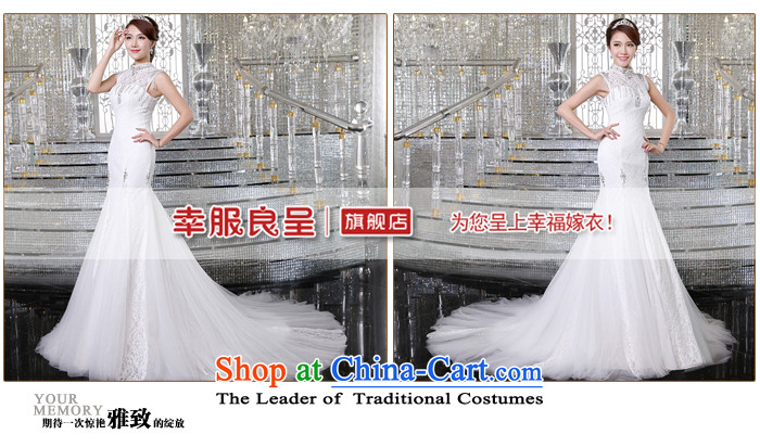 The privilege of serving-leung 2015 new marriages a field shoulder back lace of fashionable tail wedding dresses White 2XL Photo, prices, brand platters! The elections are supplied in the national character of distribution, so action, buy now enjoy more preferential! As soon as possible.