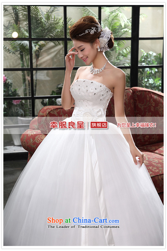 The privilege of serving-leung 2015 new Korean brides wedding dress and stylish chest to align the bow tie princess wedding dress White XL Photo, prices, brand platters! The elections are supplied in the national character of distribution, so action, buy now enjoy more preferential! As soon as possible.