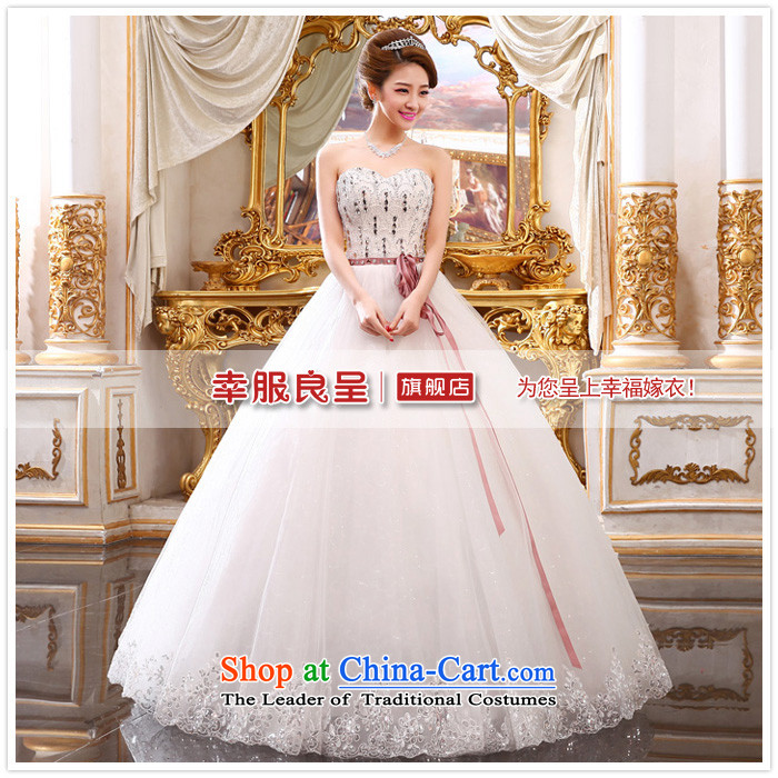 The privilege of serving-leung 2015 new bride wedding dress Korean fashion Princess Mary Magdalene chest to bon bon straps skirt wedding White XXL picture, prices, brand platters! The elections are supplied in the national character of distribution, so action, buy now enjoy more preferential! As soon as possible.