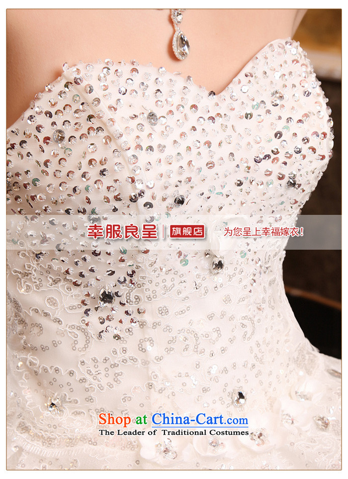 The privilege of serving-leung 2015 new Korean bridal fashion and chest to wedding dress lace diamond minimalist wedding dress White XXL picture, prices, brand platters! The elections are supplied in the national character of distribution, so action, buy now enjoy more preferential! As soon as possible.