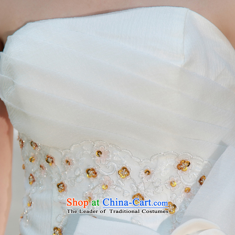 A Bride wedding dresses new drill manually staple Pearl 2015 bon bon princess wedding 890 tail , L, a bride shopping on the Internet has been pressed.