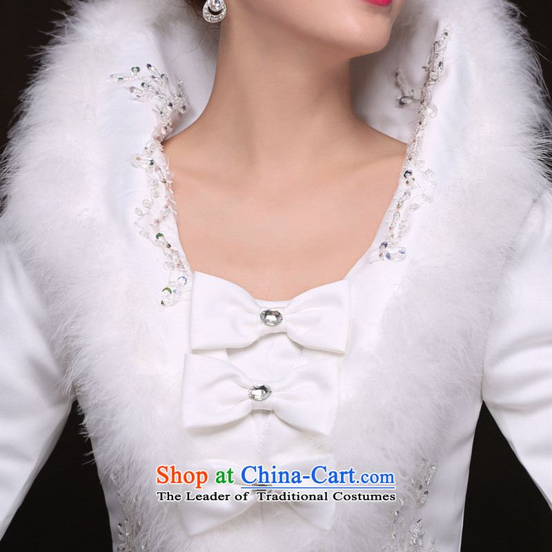 There is also optimized 8D to align the winter wedding dresses long-sleeved winter) Cotton White YFTK2085 folder is optimized color 9XL, , , , shopping on the Internet