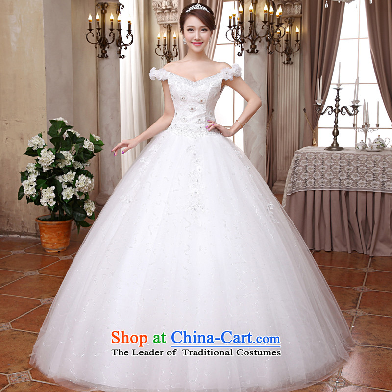 The privilege of serving-leung 2015 new Korean brides wedding dress V-Neck long to align the Sau San video thin wedding dress white XXL, honor services-leung , , , shopping on the Internet