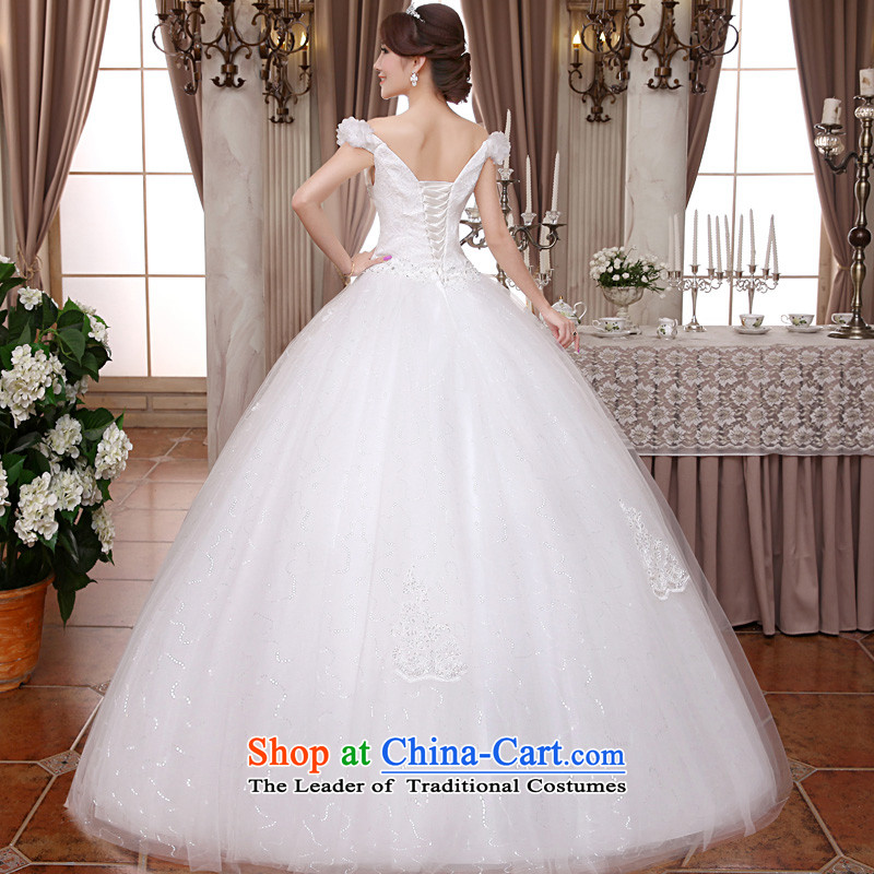The privilege of serving-leung 2015 new Korean brides wedding dress V-Neck long to align the Sau San video thin wedding dress white XXL, honor services-leung , , , shopping on the Internet