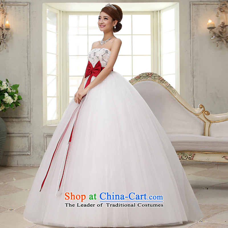 The privilege of serving-leung 2015 new bride Korean Top Loin of pregnant women with chest wedding dress code thick mm wedding dress white 7XL, honor services-leung , , , shopping on the Internet
