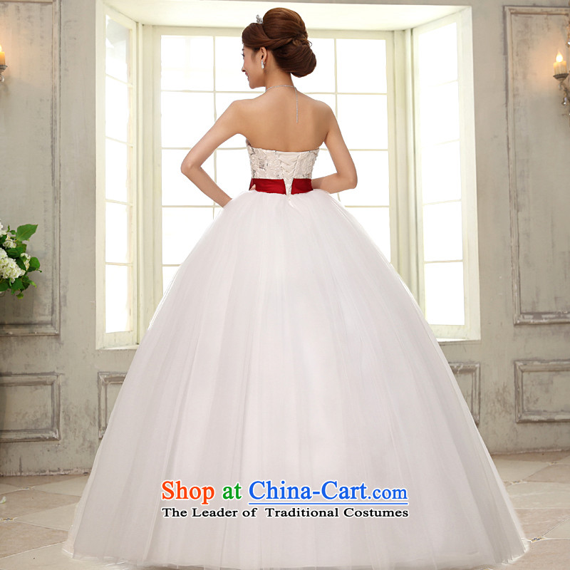 The privilege of serving-leung 2015 new bride Korean Top Loin of pregnant women with chest wedding dress code thick mm wedding dress white 7XL, honor services-leung , , , shopping on the Internet