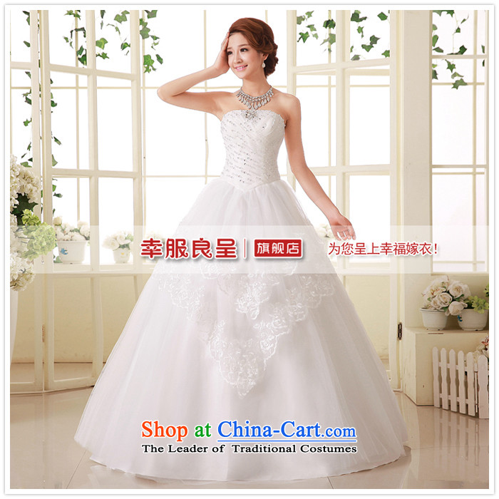 The privilege of serving-leung Korean brides wedding dress Princess Mary Magdalene chest diamond sweet to align the strap wedding dress dresses Sau San White 2XL Photo, prices, brand platters! The elections are supplied in the national character of distribution, so action, buy now enjoy more preferential! As soon as possible.