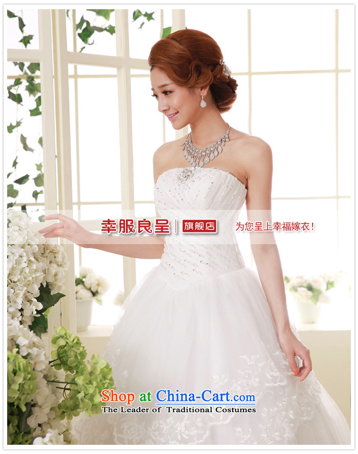 The privilege of serving-leung Korean brides wedding dress Princess Mary Magdalene chest diamond sweet to align the strap wedding dress dresses Sau San White 2XL Photo, prices, brand platters! The elections are supplied in the national character of distribution, so action, buy now enjoy more preferential! As soon as possible.