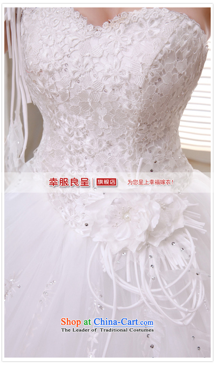 The privilege of serving-leung 2015 new bride Korean wedding dress to align the shoulder flowers stylish wedding dress Sau San White XL Photo, prices, brand platters! The elections are supplied in the national character of distribution, so action, buy now enjoy more preferential! As soon as possible.