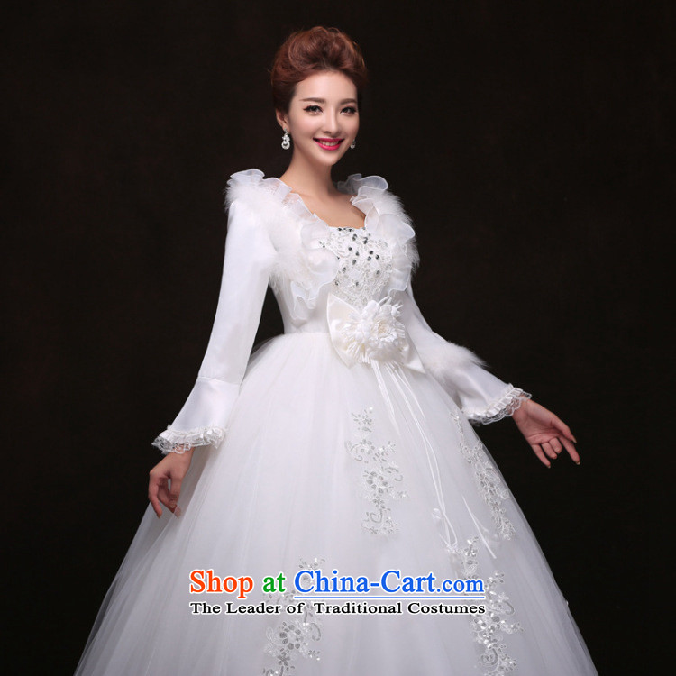 Yet, a new paragraph winter) Bride long-sleeved wedding thick warm winter clothing marriage wedding dress winter yy09108 pregnant women white L picture, prices, brand platters! The elections are supplied in the national character of distribution, so action, buy now enjoy more preferential! As soon as possible.