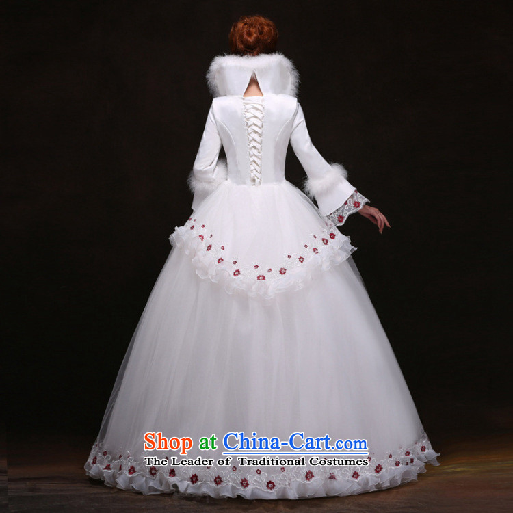 Naoji a winter new long-sleeved to align the wedding dresses Sau San video thin princess bon bon skirt yy091107 wedding pictures, price XL white, brand platters! The elections are supplied in the national character of distribution, so action, buy now enjoy more preferential! As soon as possible.