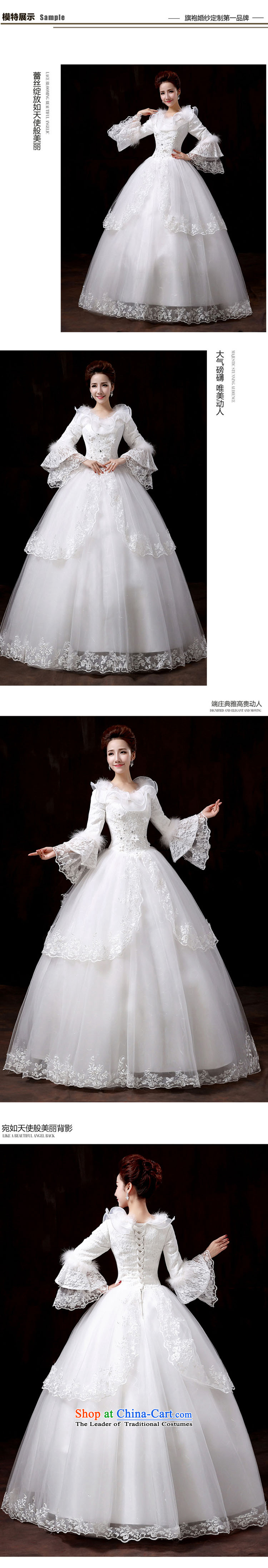 Flower Angel Full Cayman wedding dresses new 2014 winter Princess cuff sweet wedding long-sleeved thick Korean version for autumn and winter, of gross cotton replacing M picture, prices, brand platters! The elections are supplied in the national character of distribution, so action, buy now enjoy more preferential! As soon as possible.