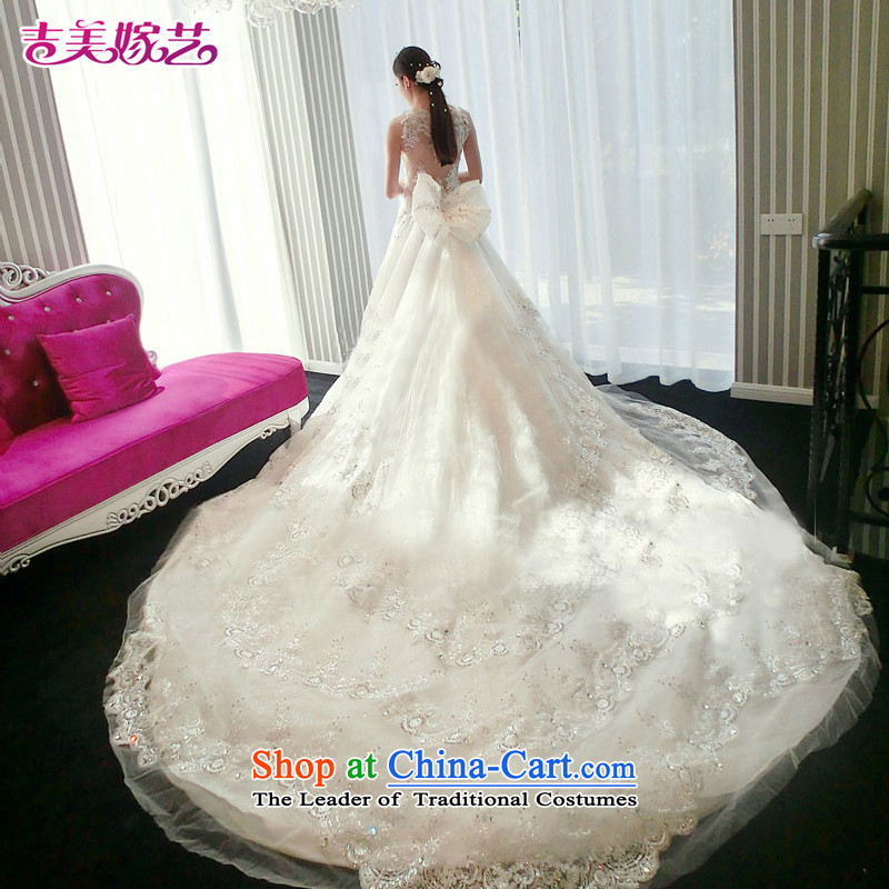 Pre-sale - wedding dresses Kyrgyz-american married new Korean arts 2015 version on the shoulders with tail HT7658 bride wedding tail XS, Kyrgyz-US married arts , , , shopping on the Internet
