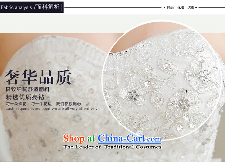 Embroidered bride spring and summer is the new modern Korean 2015 diamond wiping the breast height large waist to align graphics thin pregnant women bride wedding white picture, prices, XXXL brand platters! The elections are supplied in the national character of distribution, so action, buy now enjoy more preferential! As soon as possible.