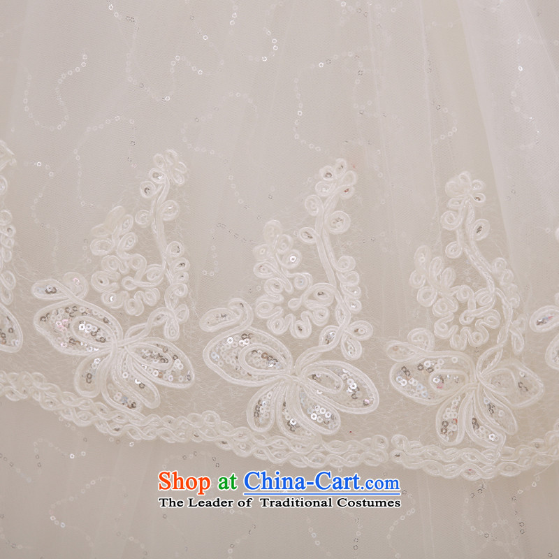 Embroidered brides fall/winter is by no means a new stylish Korean 2015 diamond wiping the breast height large waist to align graphics thin pregnant women bride wedding dresses white tailored does not allow, embroidered bride shopping on the Internet has