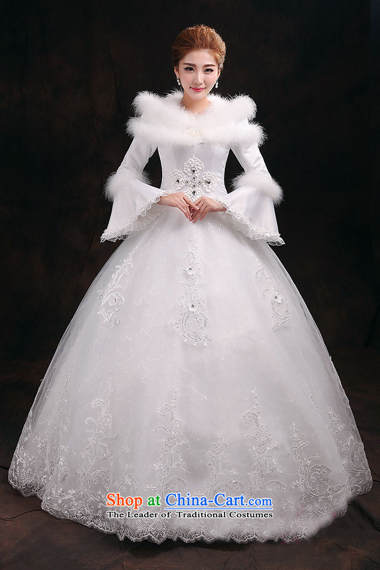 Naoji a bride winter wedding long-sleeved thick winter, wedding sweet graphics thin wedding YY2912 White XL Photo, prices, brand platters! The elections are supplied in the national character of distribution, so action, buy now enjoy more preferential! As soon as possible.