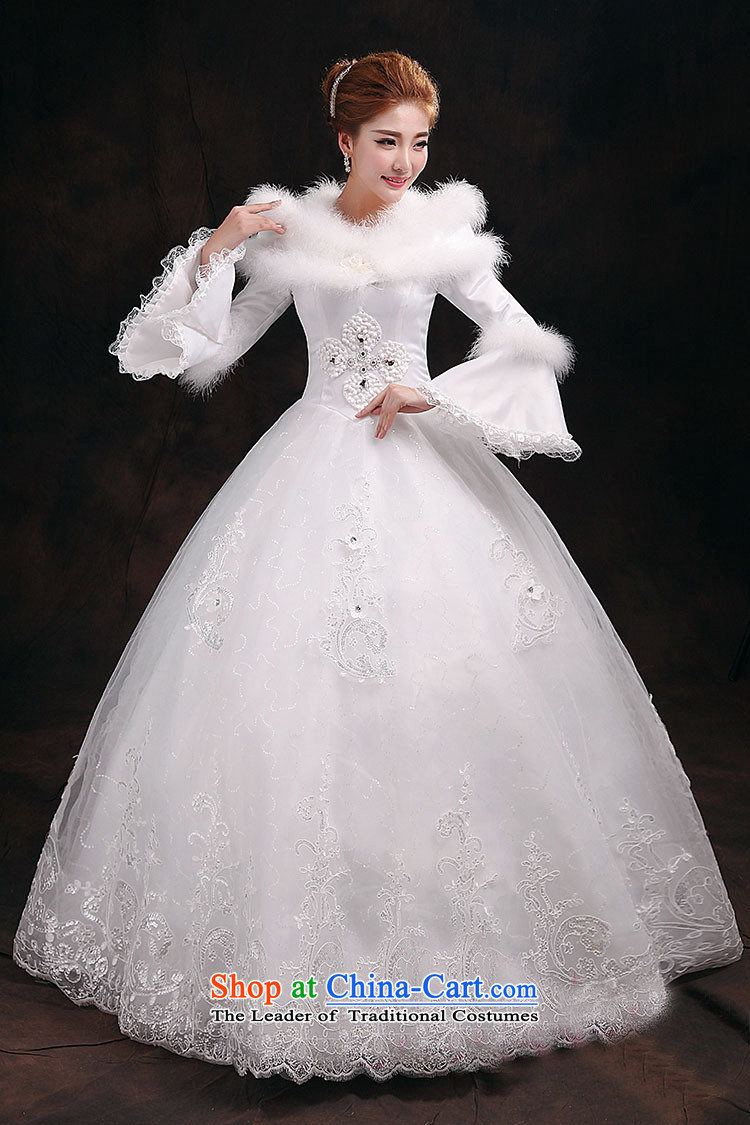 Naoji a bride winter wedding long-sleeved thick winter, wedding sweet graphics thin wedding YY2912 White XL Photo, prices, brand platters! The elections are supplied in the national character of distribution, so action, buy now enjoy more preferential! As soon as possible.