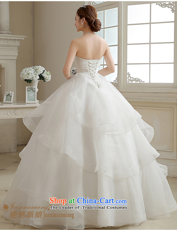 Embroidered is the new Korean brides 2015 edition stylish anointed chest to larger graphics thin strap diamond wedding dresses marriages White M 2 feet waist Suzhou shipment picture, prices, brand platters! The elections are supplied in the national character of distribution, so action, buy now enjoy more preferential! As soon as possible.