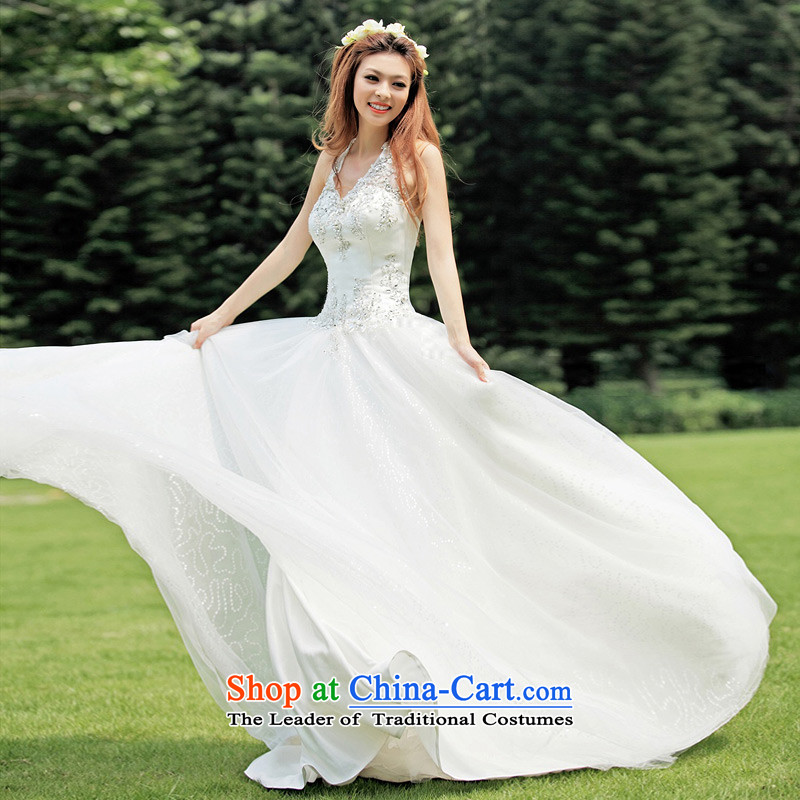 A wedding dresses new 2015 Korean sweet princess minimalist wall also lifting strap v-neck and sexy wedding 937 S, a bride shopping on the Internet has been pressed.