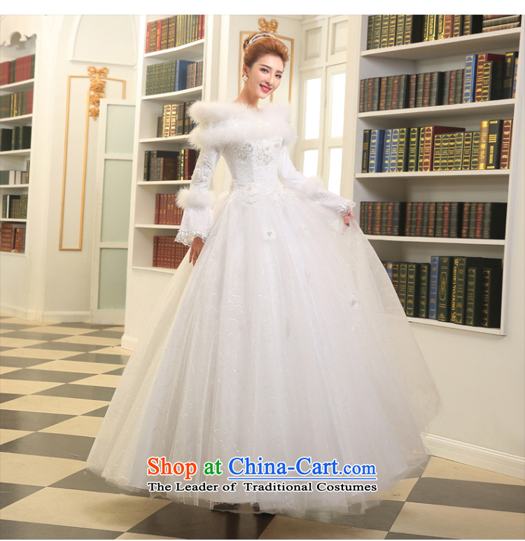 The Republika Srpska Divas Bridal Fashion 2015 new wedding summer field shoulder long-sleeved wedding long Sau San tie wedding to align a white dress long female white XXL( good quality fabrics and stylish warm picture), prices, brand platters! The elections are supplied in the national character of distribution, so action, buy now enjoy more preferential! As soon as possible.