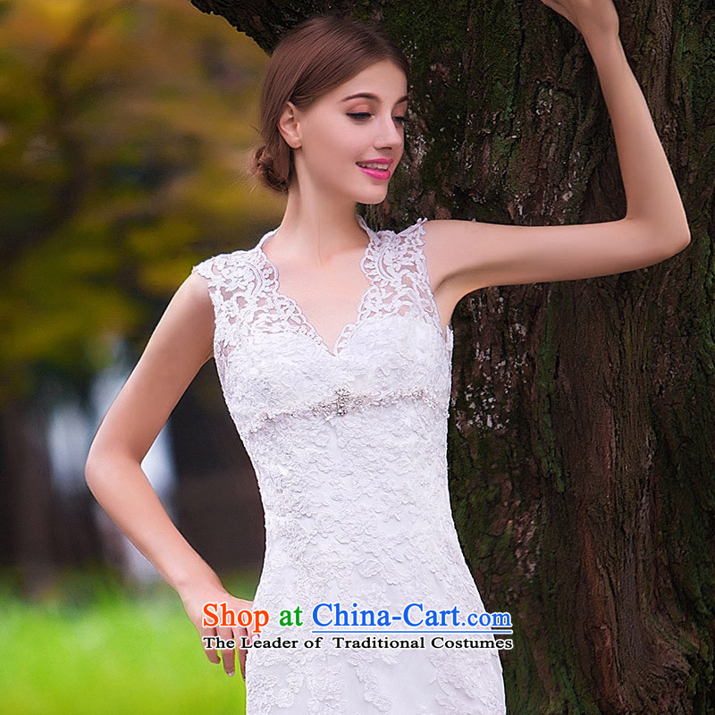 A Bride wedding dresses new 2015 new stylish wedding crowsfoot wedding bride wedding 863 L, a bride shopping on the Internet has been pressed.